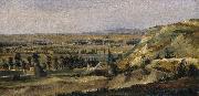 Theodore Rousseau Panoramic Landscape Spain oil painting artist